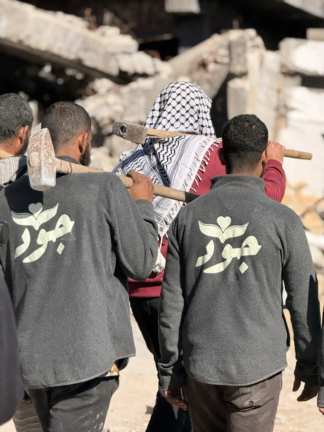 أحد أنشطة مبادرة نحن غزة الميدانية